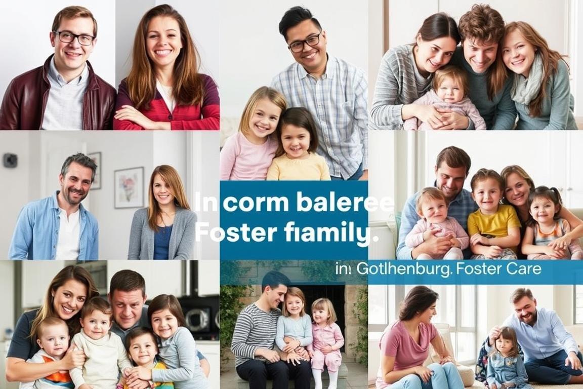 Olika typer av familjer som kan bli familjehem Göteborg - ensamstående, par och familjer